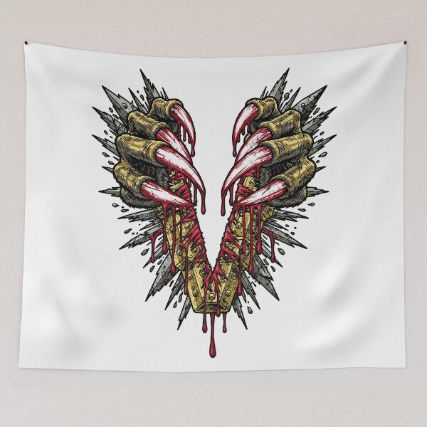 Item preview, Ferocious Bloody Claws V Design designed and sold by Romgora.