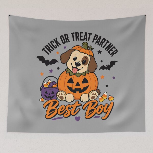 Item preview, Trick Or Treat Partner Dog Shirt | Halloween Pet Design designed and sold by MOCH- ART.