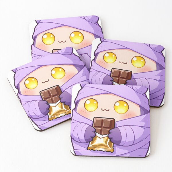 Item preview, Cute Spooky Mummy Monster with Purple Bandages Icon designed and sold by pumsquare.