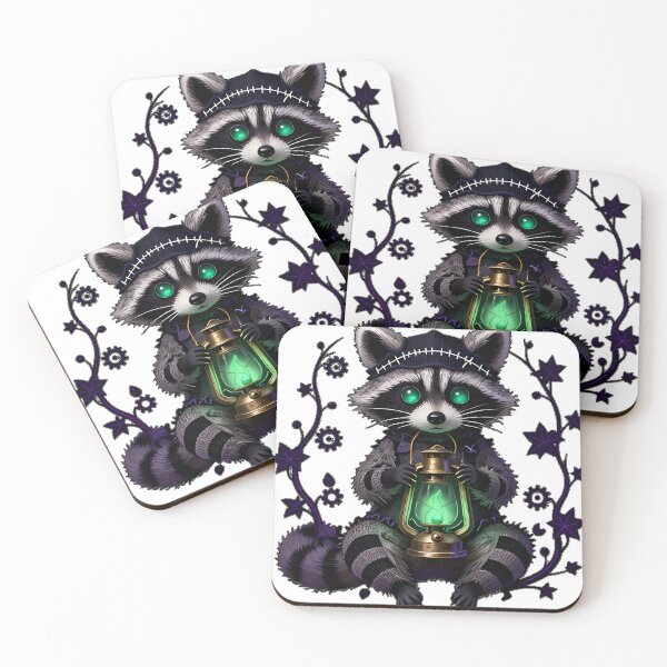 Item preview, Gothic Voodoo Raccoon designed and sold by IllumeInk.