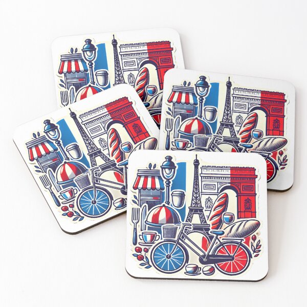 Item preview, France Bicycle – French Travel Souvenir Art designed and sold by ChicClicker.
