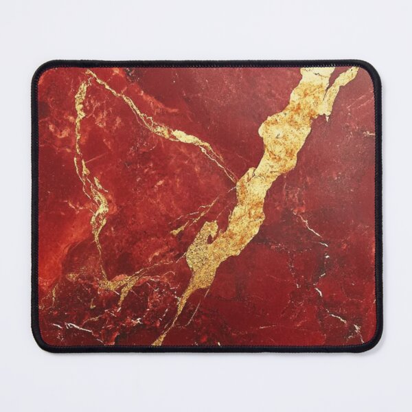 Item preview, Abstract Red and Gold Marble Design designed and sold by ZedColors.