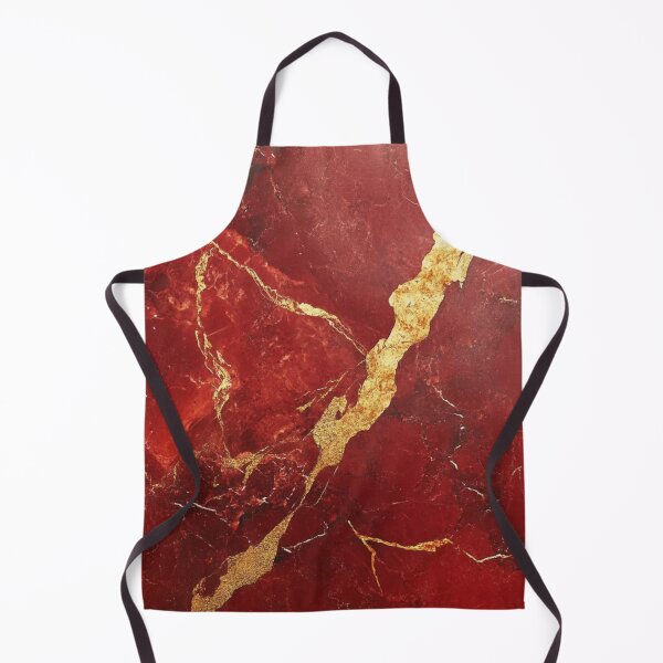 Item preview, Abstract Red and Gold Marble Design designed and sold by ZedColors.