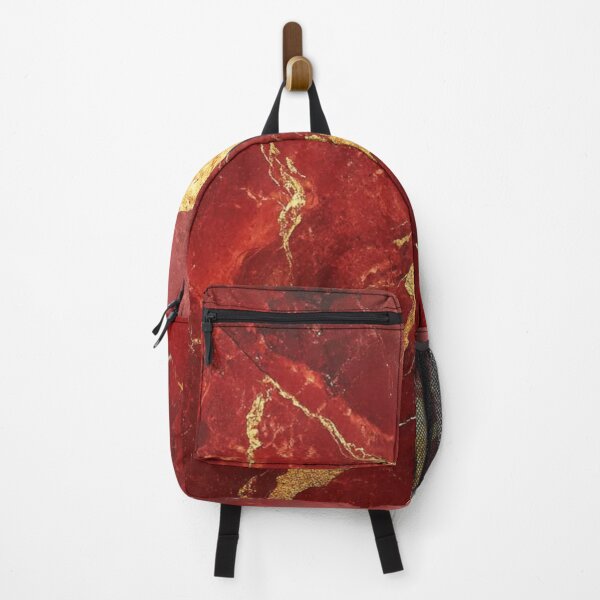 Item preview, Abstract Red and Gold Marble Design designed and sold by ZedColors.