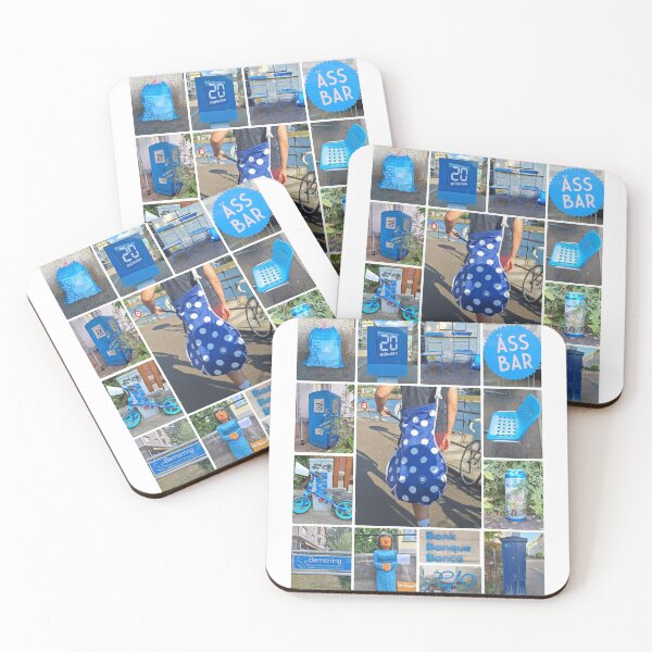 Item preview, Basel - Collage blue designed and sold by Zeewind.