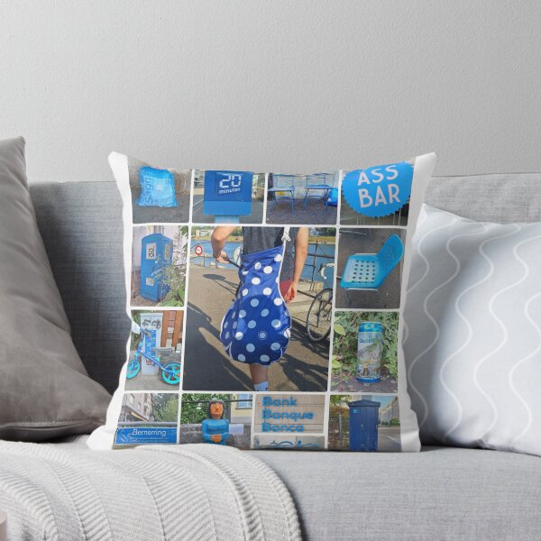 Item preview, Basel - Collage blue designed and sold by Zeewind.