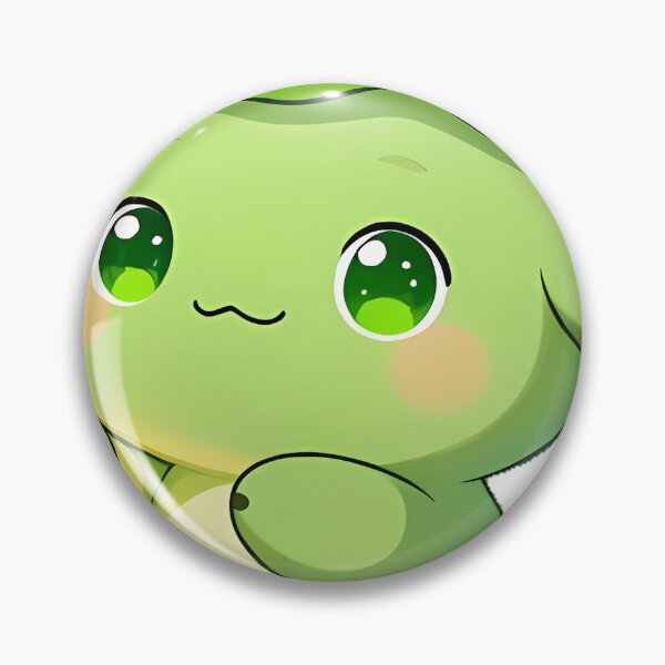 Item preview, Cute Friendly Swamp Monster with Lilypad Hat Icon designed and sold by pumsquare.