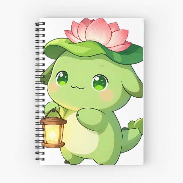 Item preview, Cute Friendly Swamp Monster with Lilypad Hat Icon designed and sold by pumsquare.