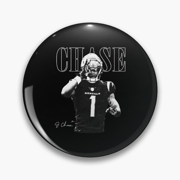 Item preview, JaMarr Chase Vintage Football Portrait designed and sold by TracenNgf.