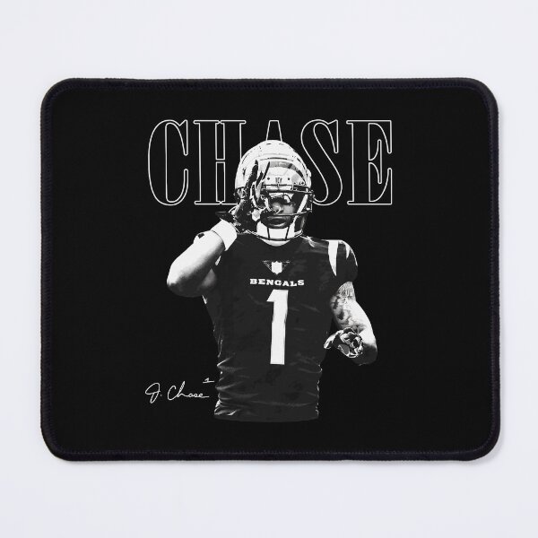 Item preview, JaMarr Chase Vintage Football Portrait designed and sold by TracenNgf.