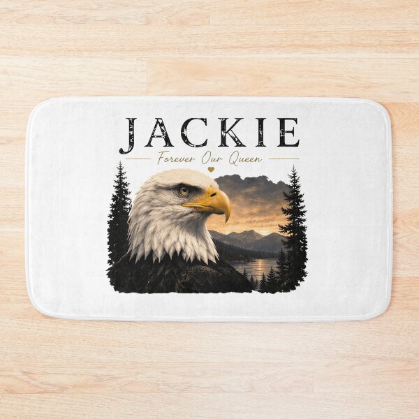 Item preview, Jackie Forever Our Queen Eagle Sunset Memorial Design designed and sold by NastJatavia.