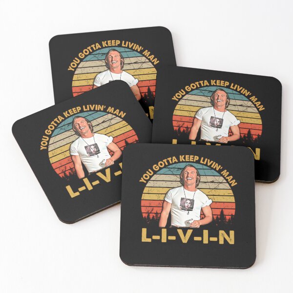 Item preview, Men Vintage You Just Gotta Keep Livin Man designed and sold by GeorgeZiemans.