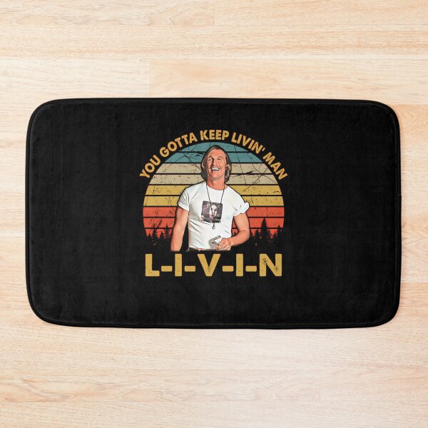 Item preview, Men Vintage You Just Gotta Keep Livin Man designed and sold by GeorgeZiemans.