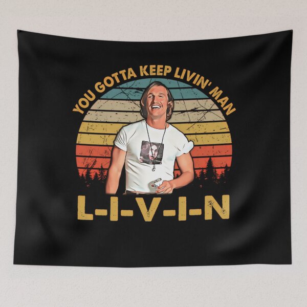 Item preview, Men Vintage You Just Gotta Keep Livin Man designed and sold by GeorgeZiemans.