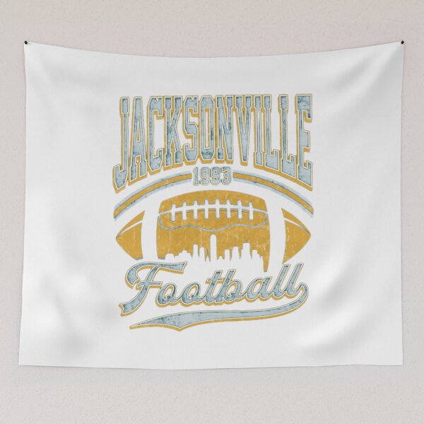 Item preview, Jacksonville 1993 Vintage Football Skyline Design designed and sold by ShaThompo.
