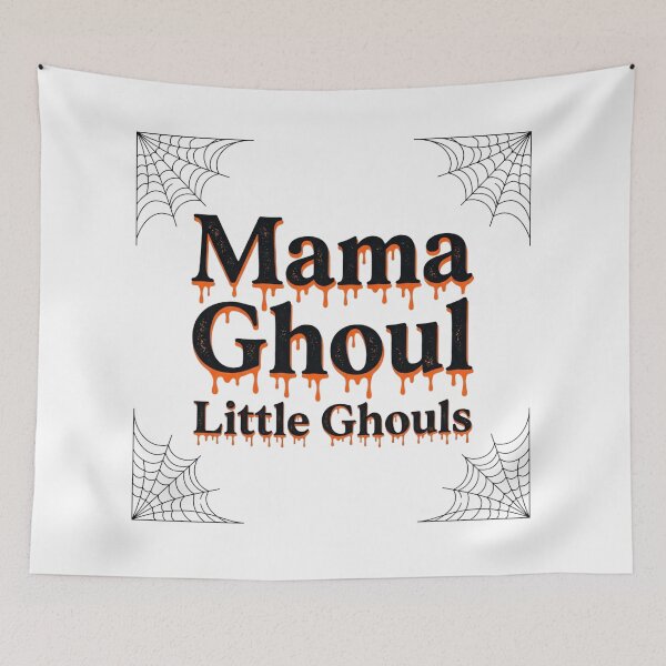 Item preview, Mama Ghoul Little Ghouls Minimalist Halloween Mom Matching Spooky designed and sold by KreatoLab.