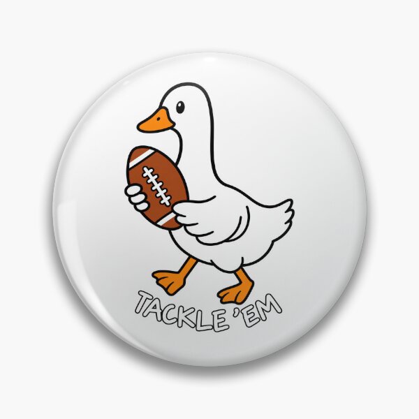 Item preview, Funny Tackle 'Em Football Goose Silly Game Day Graphic designed and sold by VGAfanatic.