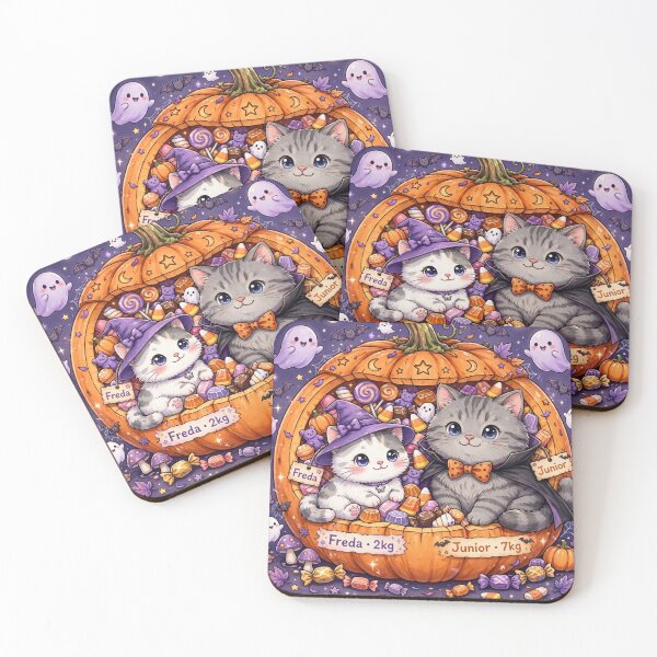 Item preview, Freda and Junior Candy Pumpkin Halloween designed and sold by MAISON SYLVIE.