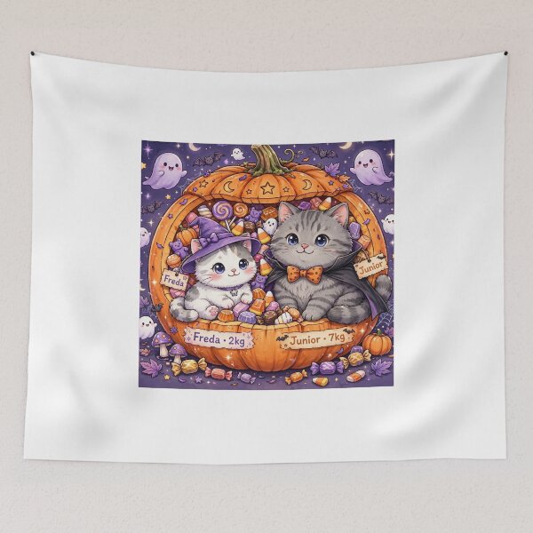 Item preview, Freda and Junior Candy Pumpkin Halloween designed and sold by MAISON SYLVIE.