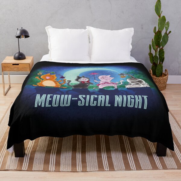 Item preview, Artistic Cats Mew-sical night designed and sold by Konopikyu.