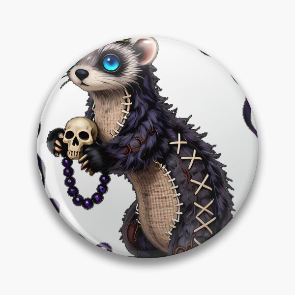 Item preview, Gothic Voodoo Ferret designed and sold by IllumeInk.