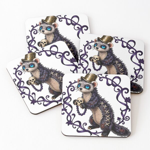 Item preview, Gothic Voodoo Ferret designed and sold by IllumeInk.