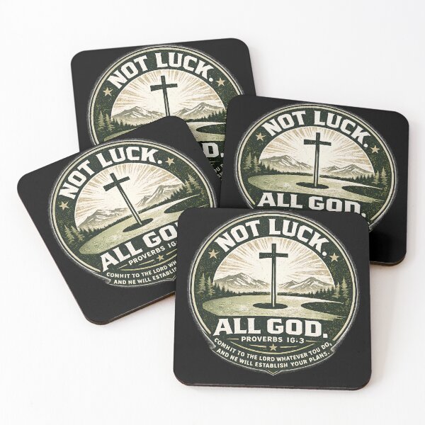 Item preview, Proverbs 16 Not luck all God golf designed and sold by Parallel Label .