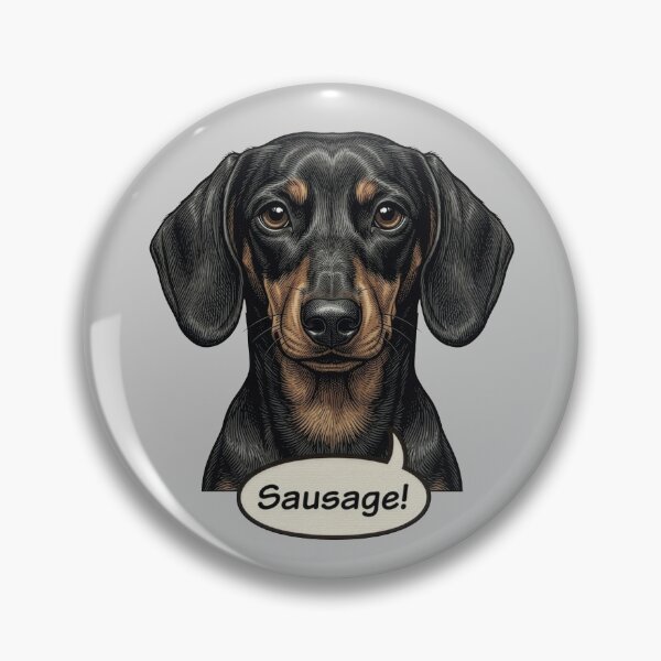 Item preview, Dachshund Retro Vintage Comic Art – Little Sausage Dog designed and sold by Pfotenfaden.