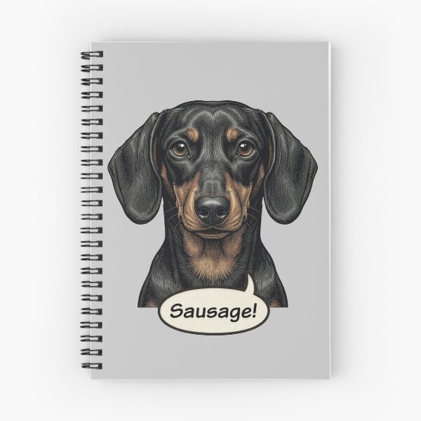 Item preview, Dachshund Retro Vintage Comic Art – Little Sausage Dog designed and sold by Pfotenfaden.