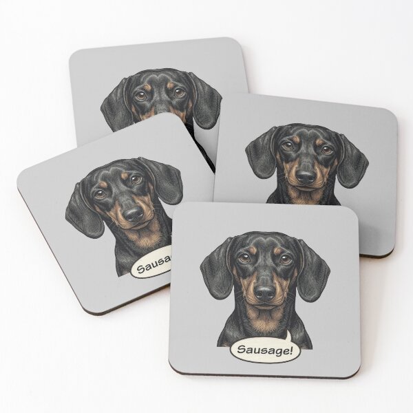 Item preview, Dachshund Retro Vintage Comic Art – Little Sausage Dog designed and sold by Pfotenfaden.
