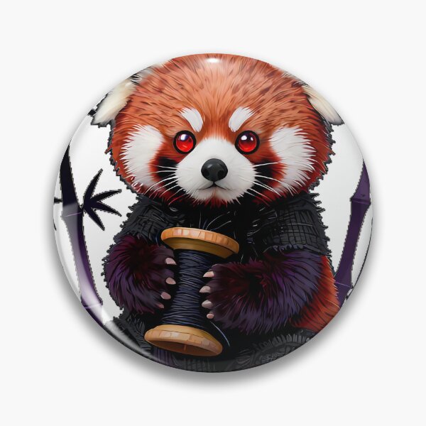 Item preview, Gothic Voodoo Red Panda designed and sold by IllumeInk.
