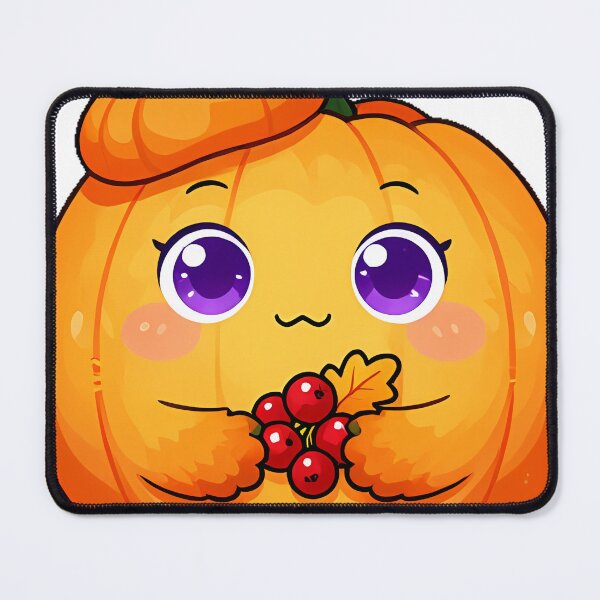 Item preview, Cute Orange Fluffy Monster with Jack-o-Lantern Hat Icon designed and sold by pumsquare.