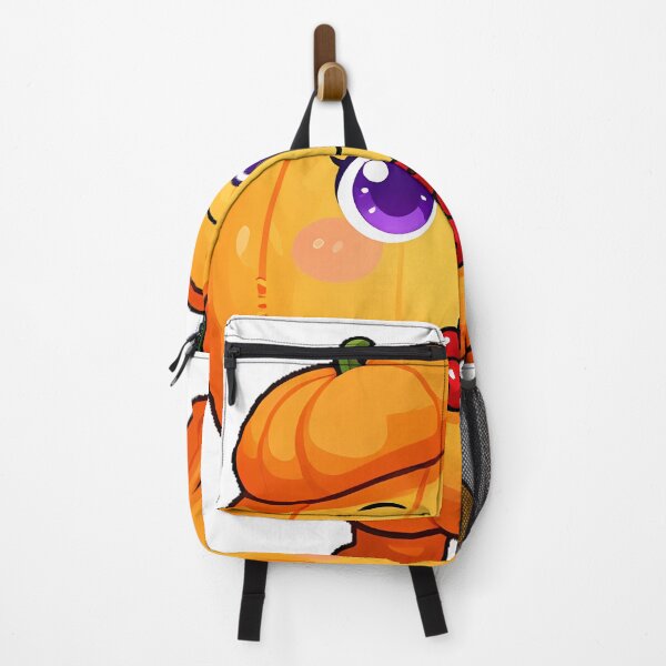 Item preview, Cute Orange Fluffy Monster with Jack-o-Lantern Hat Icon designed and sold by pumsquare.