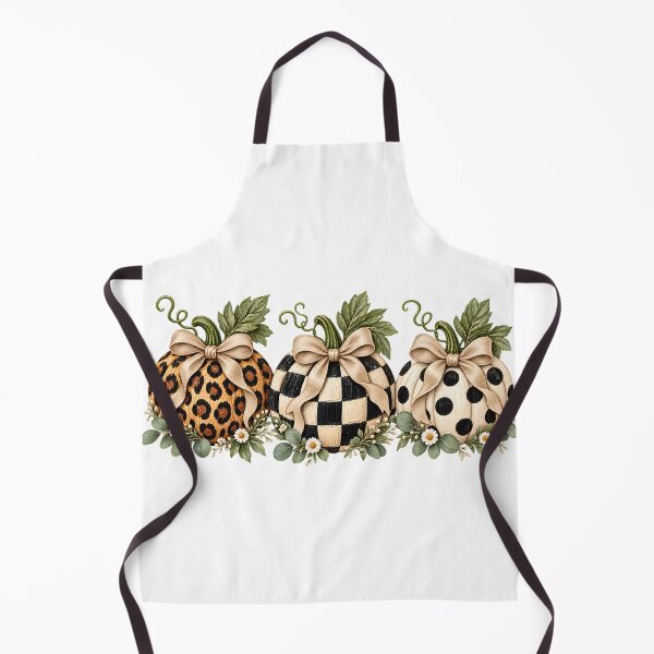 Item preview, Leopard Checkered Bow Pumpkin Trio Preppy Fall designed and sold by VGAfanatic.
