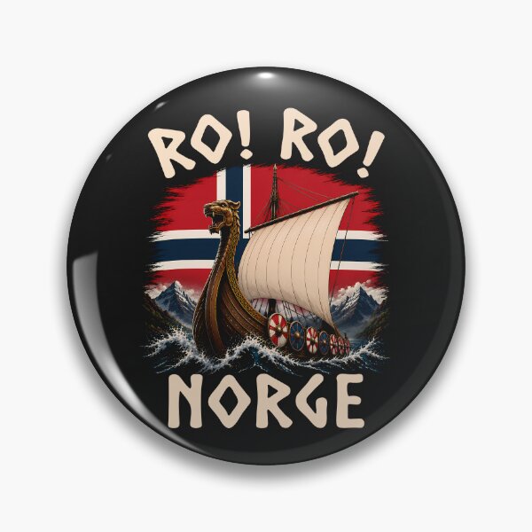 Item preview, Ro! Ro! Norge Norway Viking Dragon Ship Nordic Saga designed and sold by Infinitee8hirts.