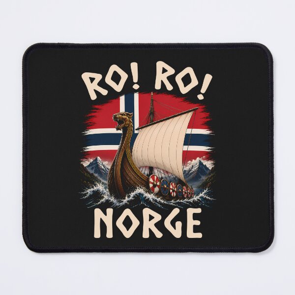 Item preview, Ro! Ro! Norge Norway Viking Dragon Ship Nordic Saga designed and sold by Infinitee8hirts.