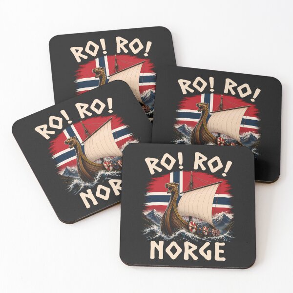 Item preview, Ro! Ro! Norge Norway Viking Dragon Ship Nordic Saga designed and sold by Infinitee8hirts.