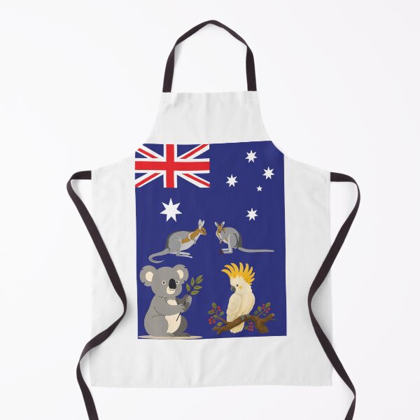 Item preview, Australian Wildlife Flag Cute Animals Art designed and sold by simpllify.