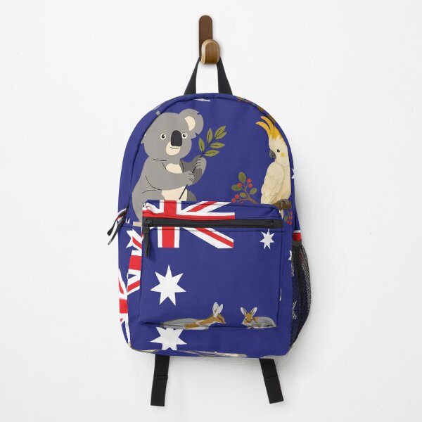 Item preview, Australian Wildlife Flag Cute Animals Art designed and sold by simpllify.