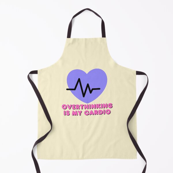 Item preview, Overthinking Is My Cardio Funny Mental Health Quote designed and sold by jianina-alondra.