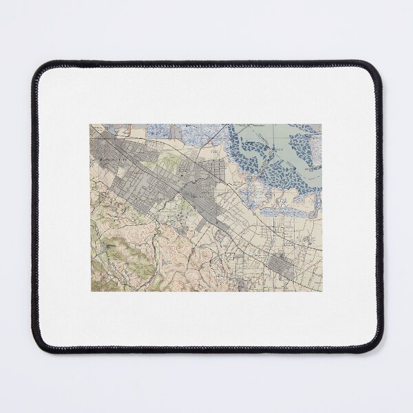 Item preview, Old Map Of Palo Alto  Silicon Valley Ca (1943) designed and sold by wraylorette23.