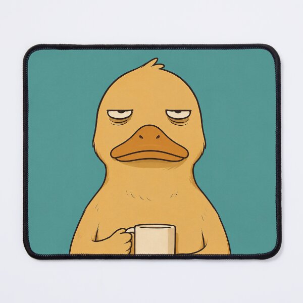 Item preview, Tired Duck Holding Coffee Mug designed and sold by HoloHugDesigns.