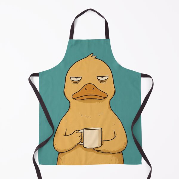 Item preview, Tired Duck Holding Coffee Mug designed and sold by HoloHugDesigns.