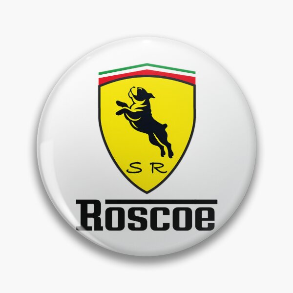 Item preview, Roscoe (Large) Logo Parody Ferraris designed and sold by NatKrajcik.