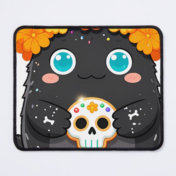 Item preview, Cute Chubby Skeleton Monster with Flower Wreath Icon designed and sold by pumsquare.