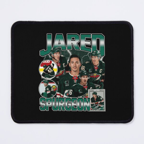 Item preview, Jared Spurgeon Vintage Minnesota Hockey designed and sold by JuarezJalee.