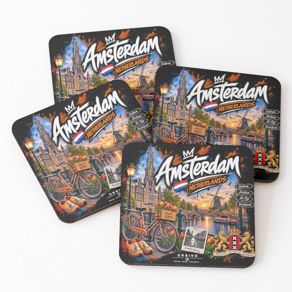 Item preview, Amsterdam Netherlands – Canal Bicycle Urban Travel Design designed and sold by URBIVO.