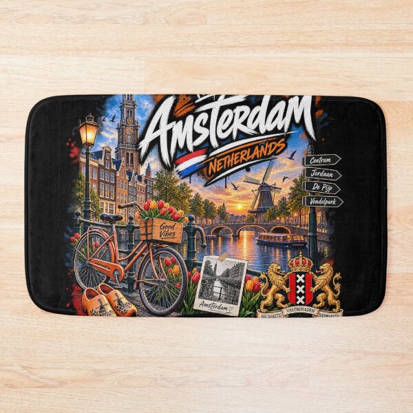 Item preview, Amsterdam Netherlands – Canal Bicycle Urban Travel Design designed and sold by URBIVO.