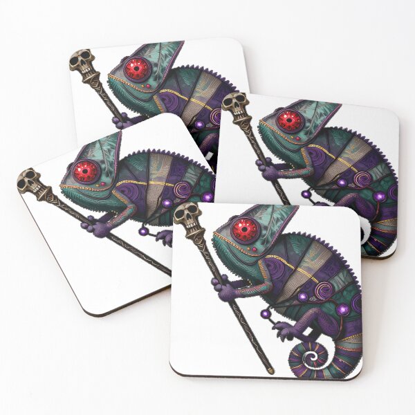 Item preview, Gothic Voodoo Chameleon designed and sold by IllumeInk.