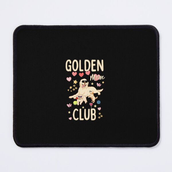 Item preview, Golden Mom Club: Cool Golden Retriever Mom & Puppies designed and sold by Fateh-Kro ⭐⭐⭐⭐⭐.